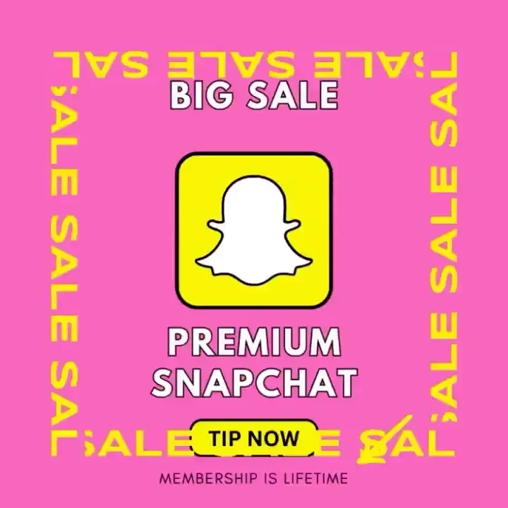 Half off my premium snapchat 