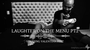 Laughter on the menu pt2 the tickling held valentina right where it