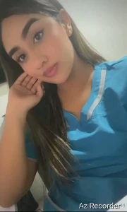 Martina s scrubs fit her like a second skin hugging curves that had no