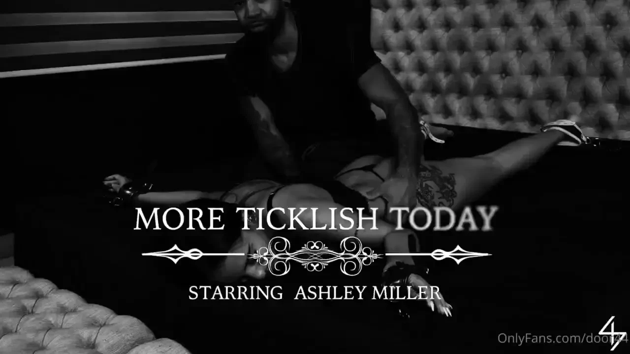 More ticklish today ashley laughs her head off like her body s got its 