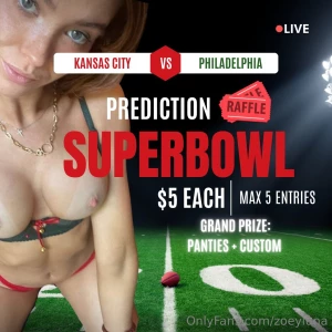 Super bowl prediction raffle everyone wins think you know how the big