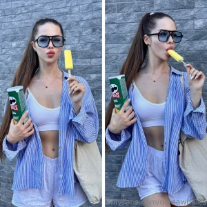 I absolutely love ice cream especially fruit popsicles on a stick