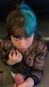 Clementine look hungry for cock