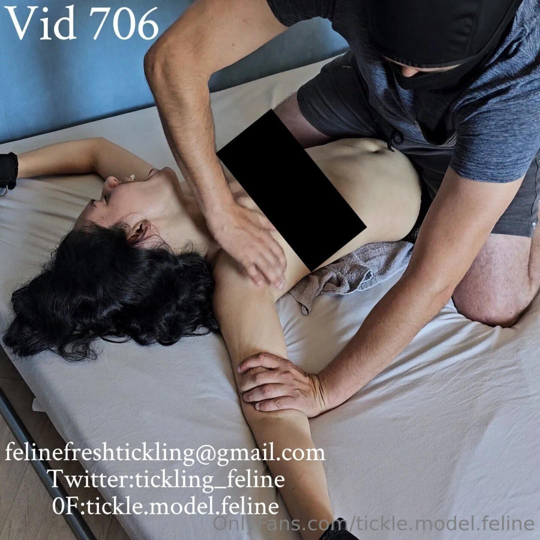 Vid 706 - pearl s upperbody is tickled by her bf topless send me a part 6 