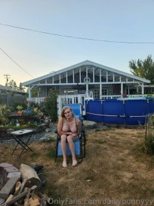 Little backyard picture time with some new sleepwear someone on part 1