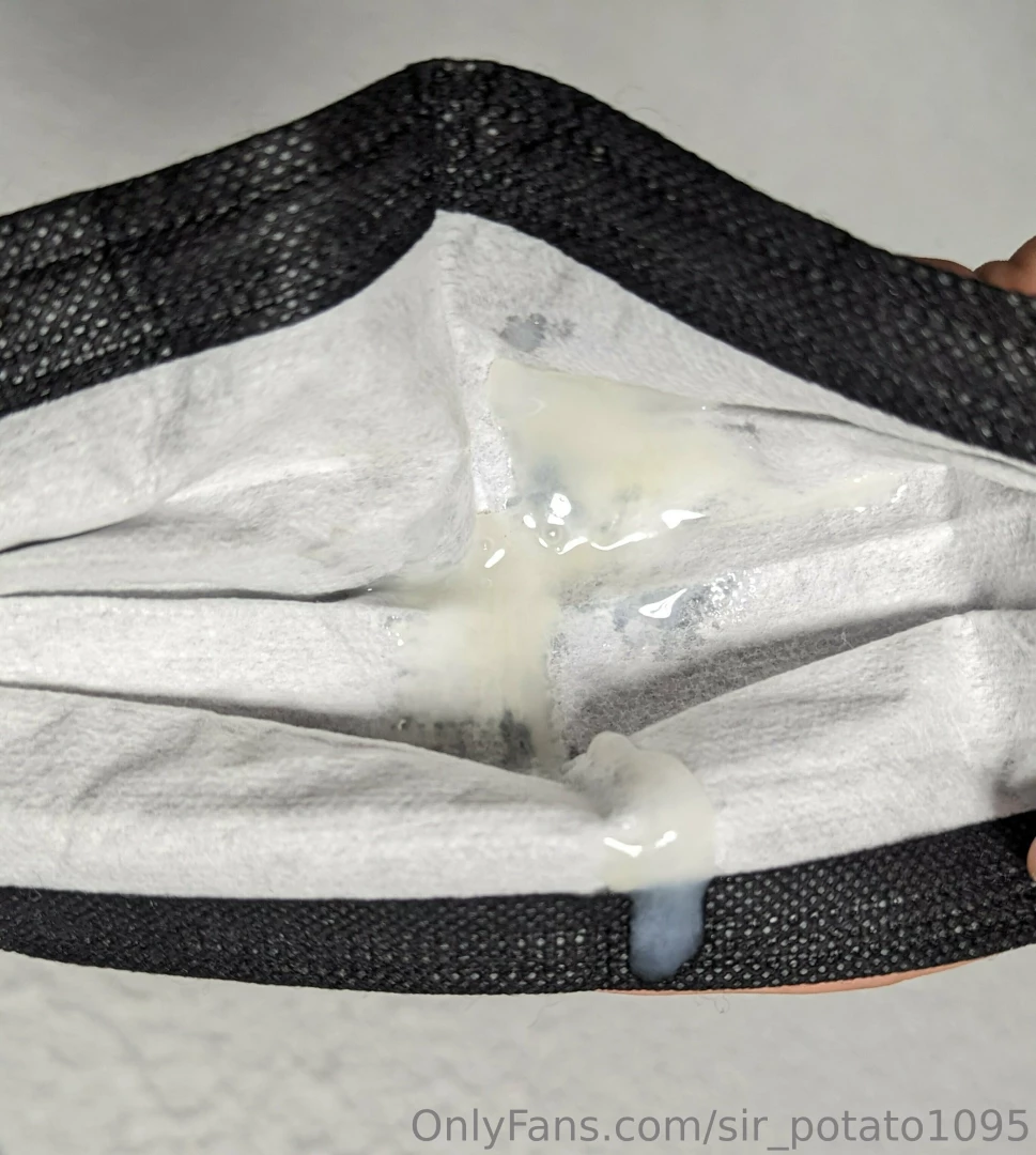 I came in this mask for you so whenever you miss my cum you can wear 