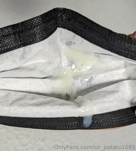 I came in this mask for you so whenever you miss my cum you can wear