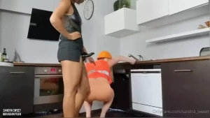 Sexy sink repair with mahoganyqen