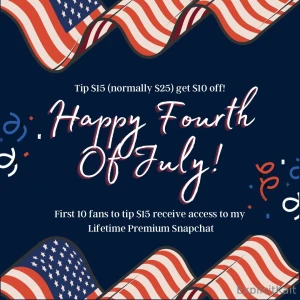 First 10 fans to tip 15 get my lifetime premium snapchat