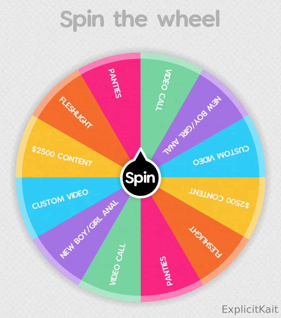 New wheel this week only tip 10 for 1 spin 15 for 2 spins 25 for 3 