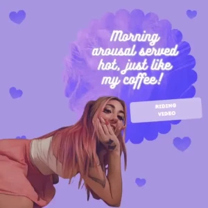 The first lucky babe to spoil me with a morning tip for a coffee amp a part 3