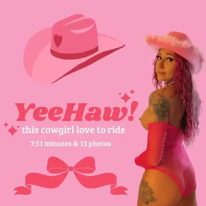 Yeehaw i make the cutest nbsp bouncing cowgirl i also make a good 