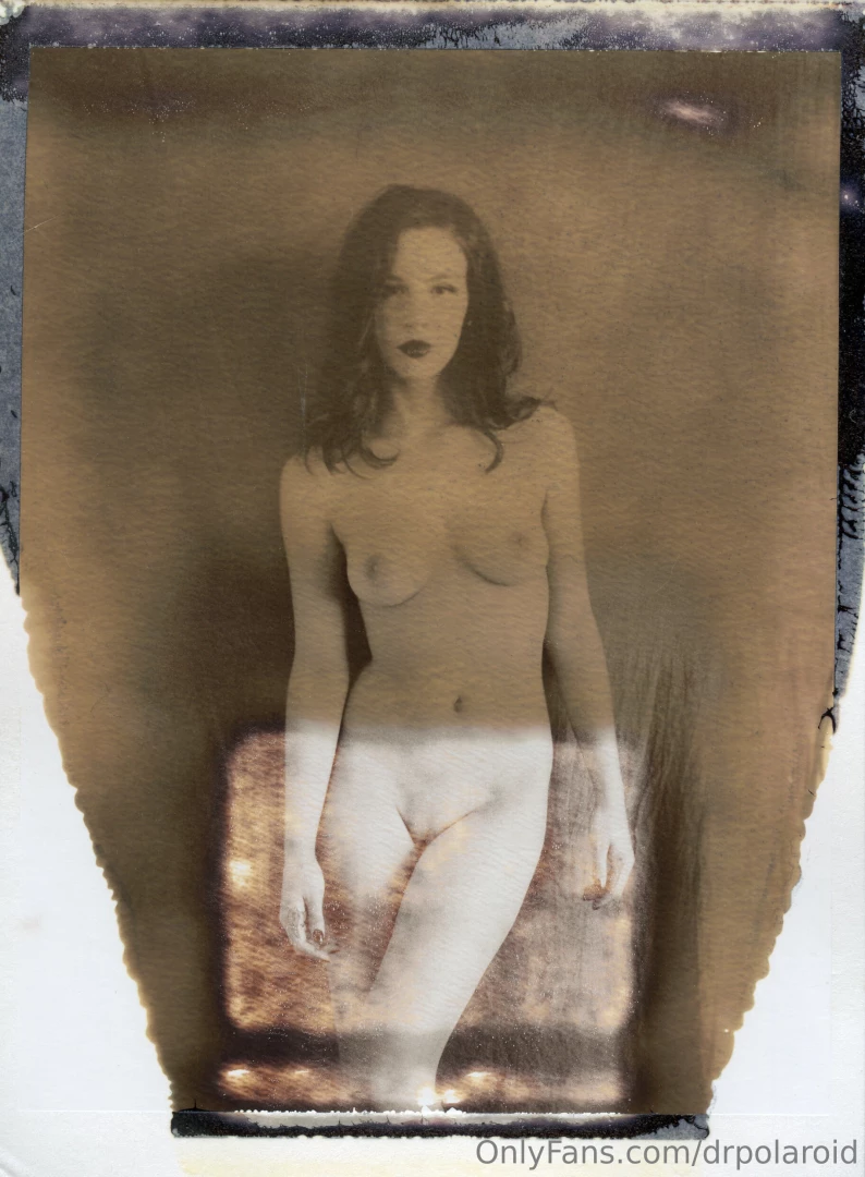 Some rare chocolate polaroid pack film with the lovely sabrasaintsin 