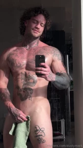 Poorly cleaned mirror and a little oil on a big man also video coming