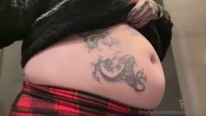 I had to lock myself in the mcdonald s bathroom to burp sound on