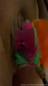 I m tied up and teased with feathers fingers and a dildo my pussy gets part 2