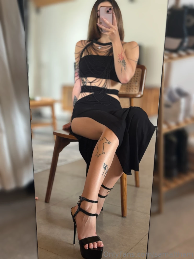 When i wear these heels each step sounds a little louder and the gait 