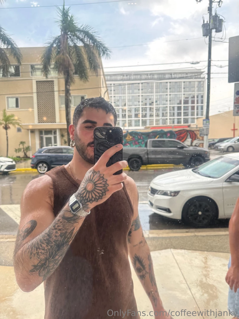 Got caught in the rain in miami 