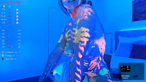 In case you missed it i had a blacklight party stream tonight my part 3