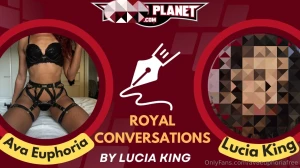 Royal conversations lucia king interviews ava euphoria wanted to share