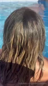 Ever wonder what it s like to swim with someone who teases between