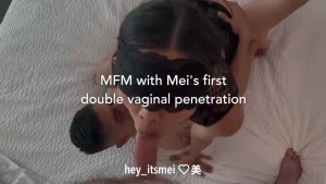 Mei s first double vaginal penetration as they say there s always a