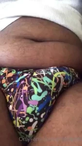 I really like these fun undies but they always end up on the floor part 1