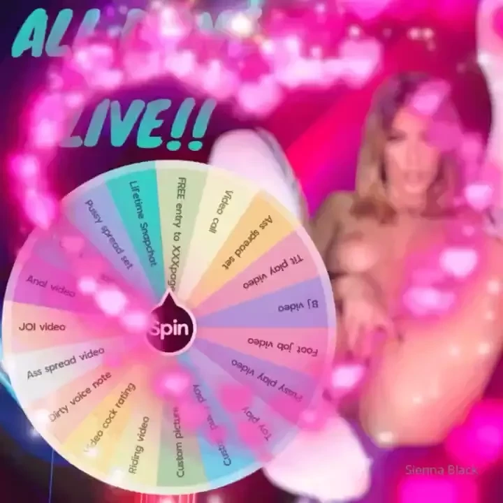 Naughty spin the wheel only today 10 per spin or 3 spins for 25 win on 