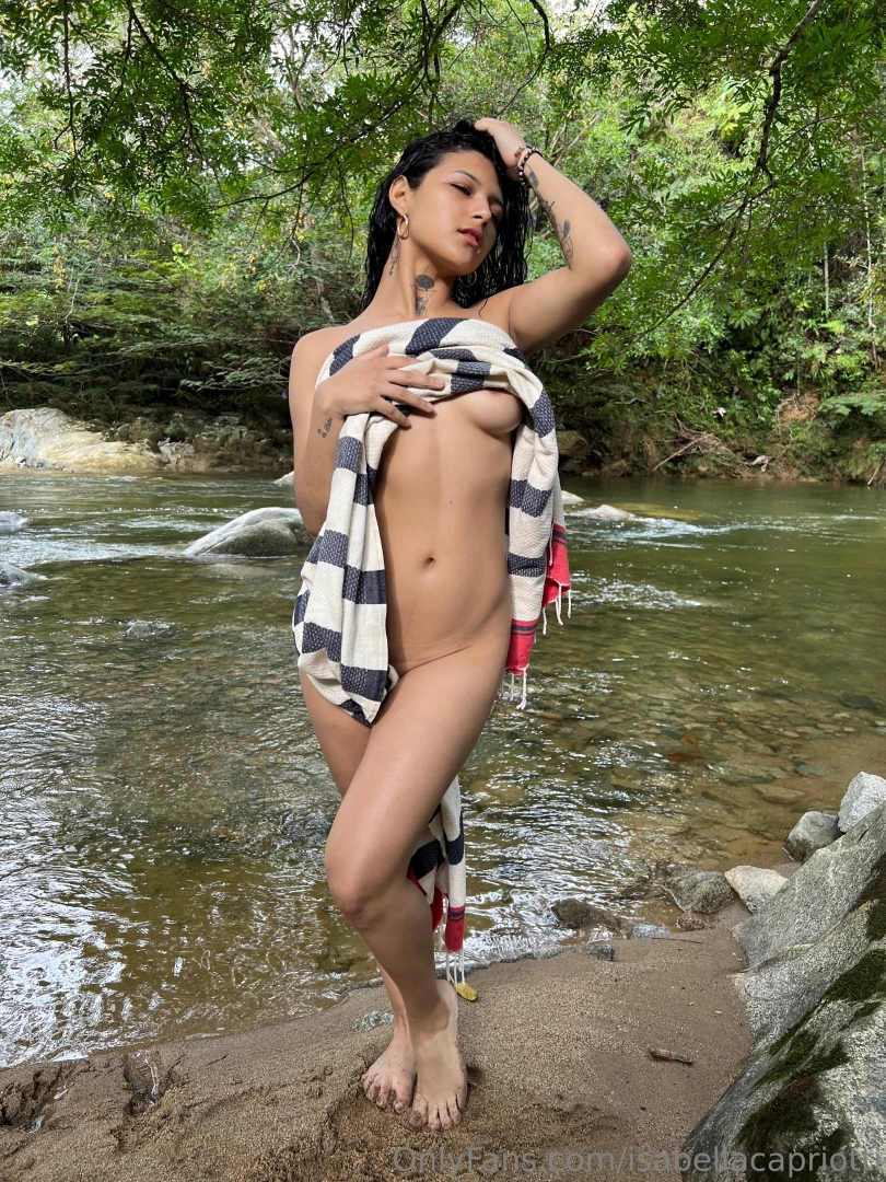 I like to get naked in the middle of nature 