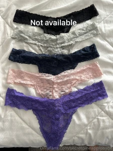 Panty sale 1 for 10 includes standard mail shipping or 3 for 25 part 2