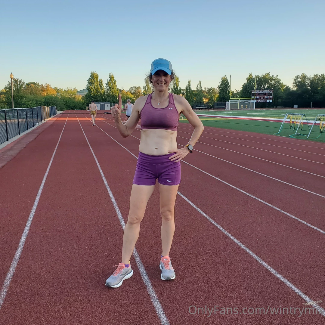 The sweat was pouring off me at this week s track workout every week i 