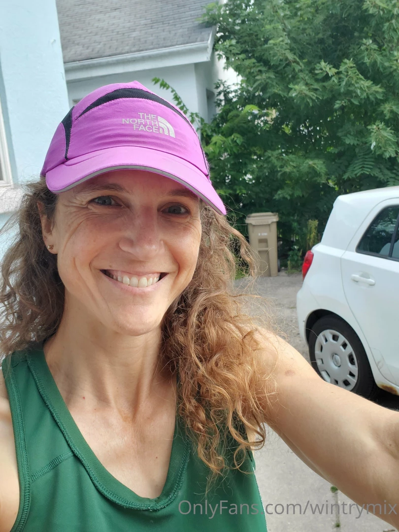 I m headed out on my 11 mile run it s supposed to pour wish me luck 