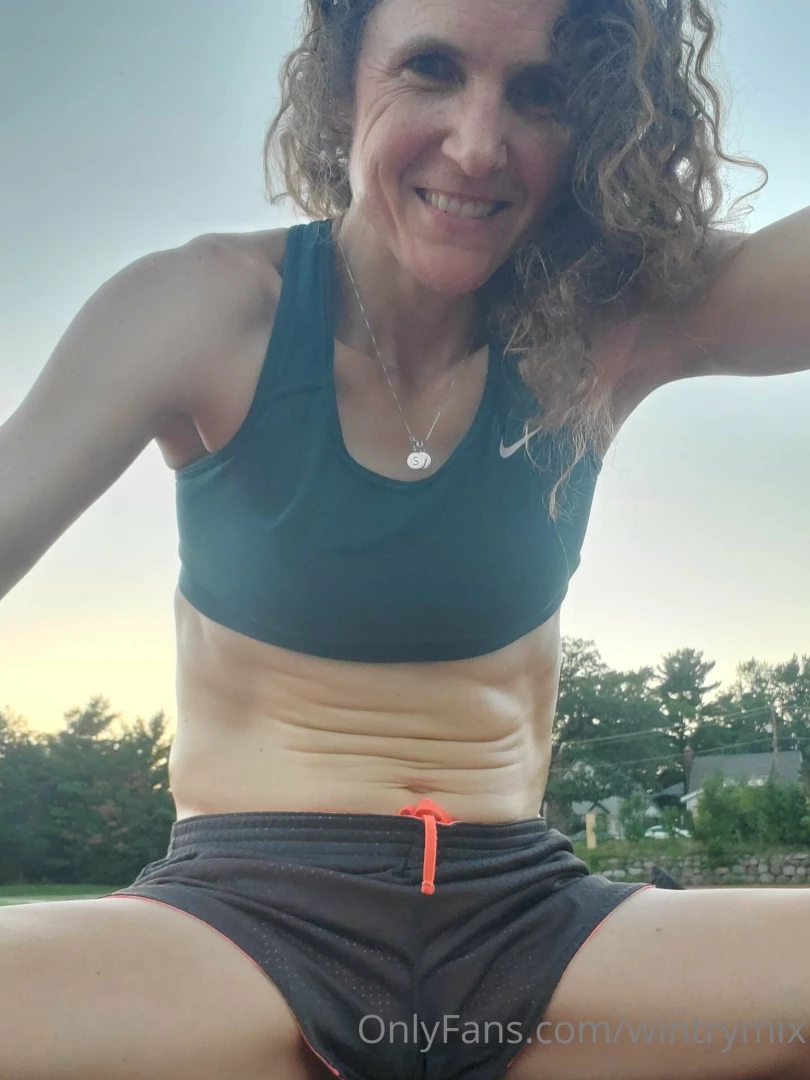 Twilight at the track i was slick with sweat and exhausted at the end 