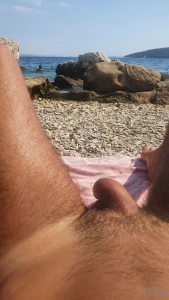 Nude beach split