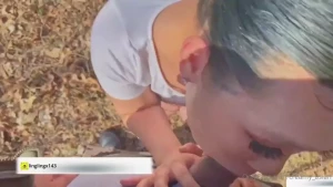 My tinder date took me for a nature walk it went so well i sucked his