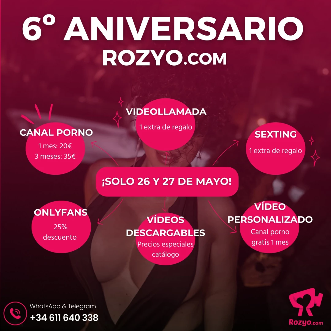 Estamos de celebraci n 6 a os cumple rozyo com este mes de mayo y voy 