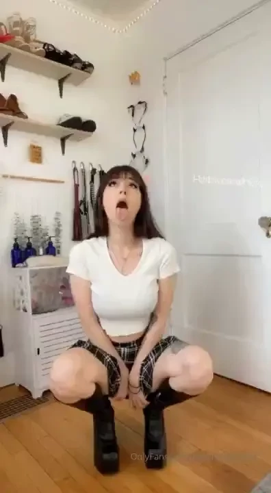 Tell me to sit and open wide 