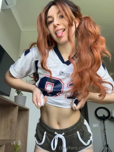 I was a cheerleader in high school and often danced in support of the