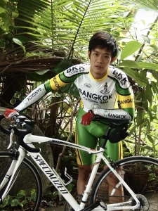 Fun bike in the woods