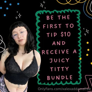 First tipper only tip 10 for a sexy xxx titty bundle to goon over