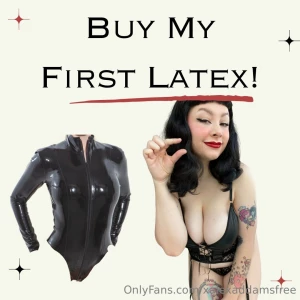 Buy me my first latex piece tip 9 amp receive an xxx video instantly