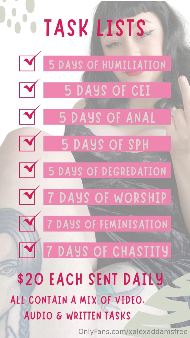 20 task bundles i m in the mood to train some sluts tip 20 amp pick 