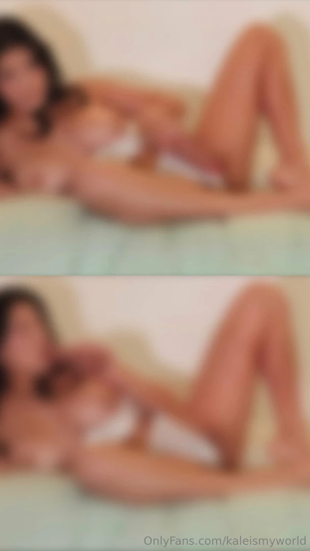 Dildo play on my bed with my titties out 1 min video and another bonus 