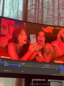 My friend mayaminxx and i have been live all day and we re doing it
