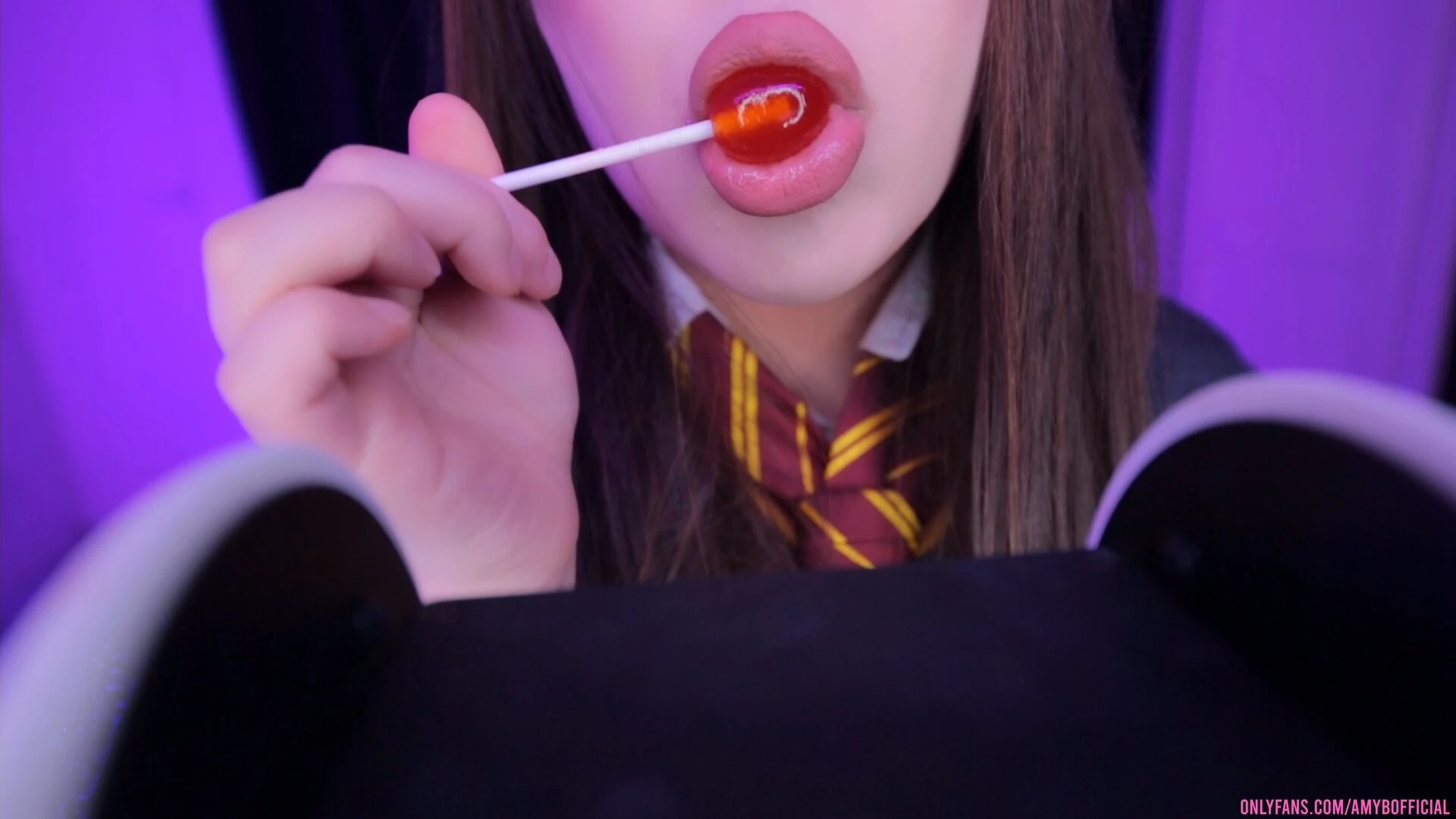 Asmr hermione lollipop slurping uncensored version on my premium part 3 