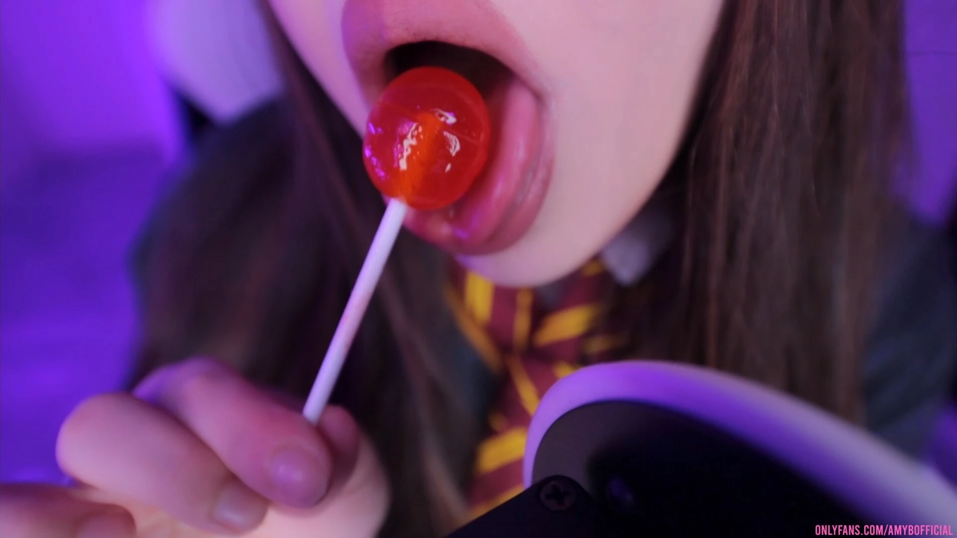 Asmr hermione lollipop slurping uncensored version on my premium 