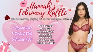 Nbsp hannah s february raffle is here nbsp it s the first time i am