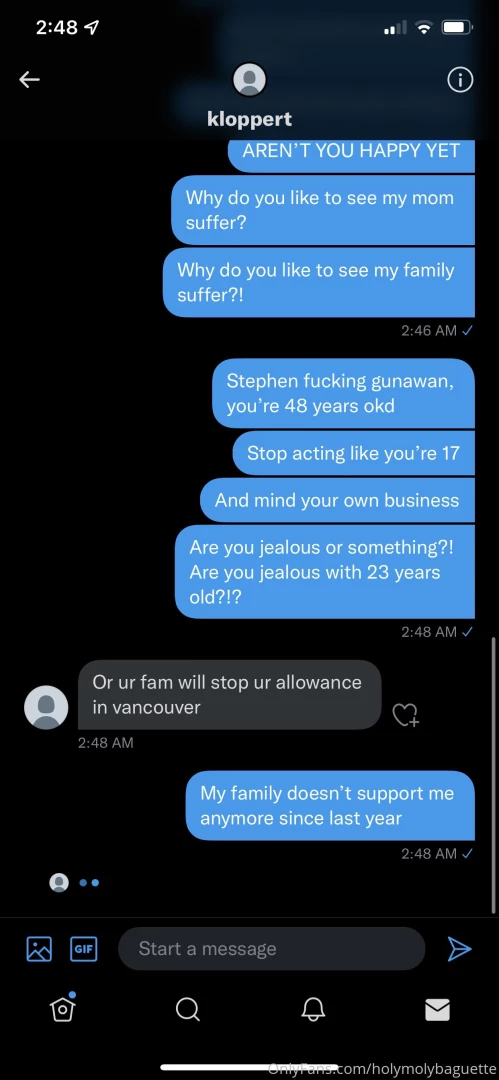 Hi everyone i will take a break for a while because someone is trying part 3 