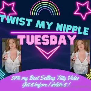 Twist my nipple tuesday wearing my sexiest pushup bra pantyhose no