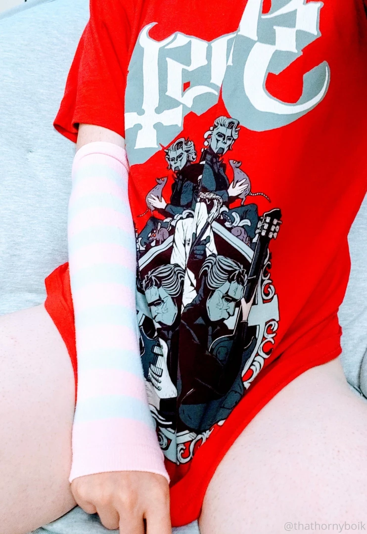 Cutie in ghost merch photoset part 1 